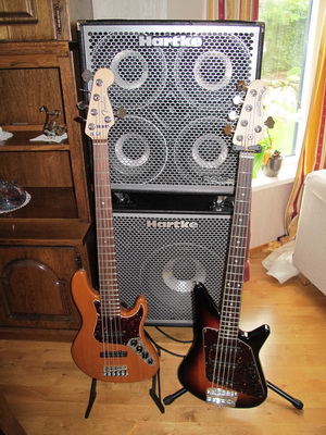 Basses and cabinets